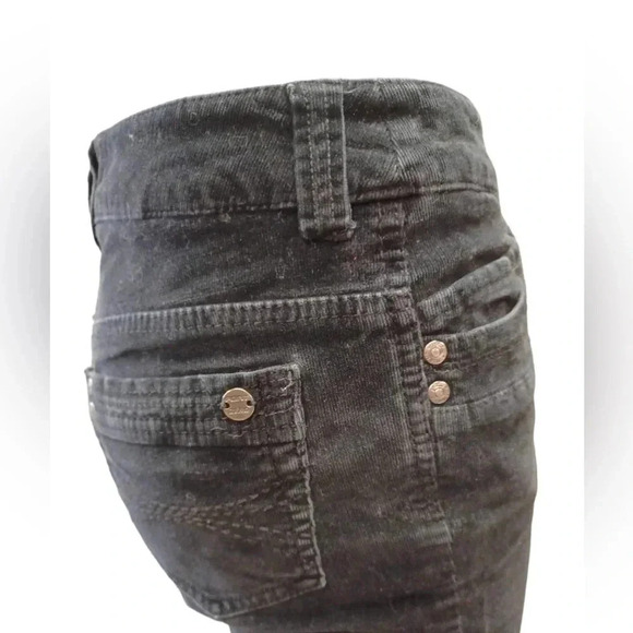 Point Zero Nicole Benisti Black Corduroy Pants Size  5 - Picture 6 of 11